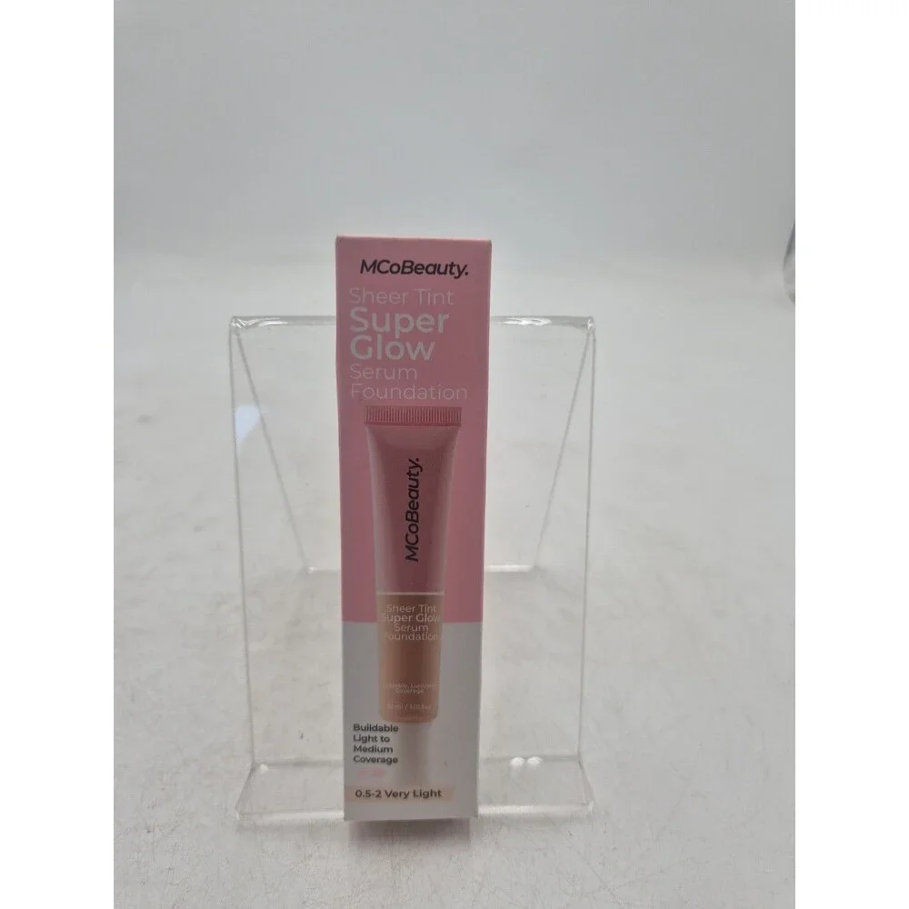 MCoBeauty Super Glow Sheer TINT Serum Foundation 0.5-2 VERY LIGHT